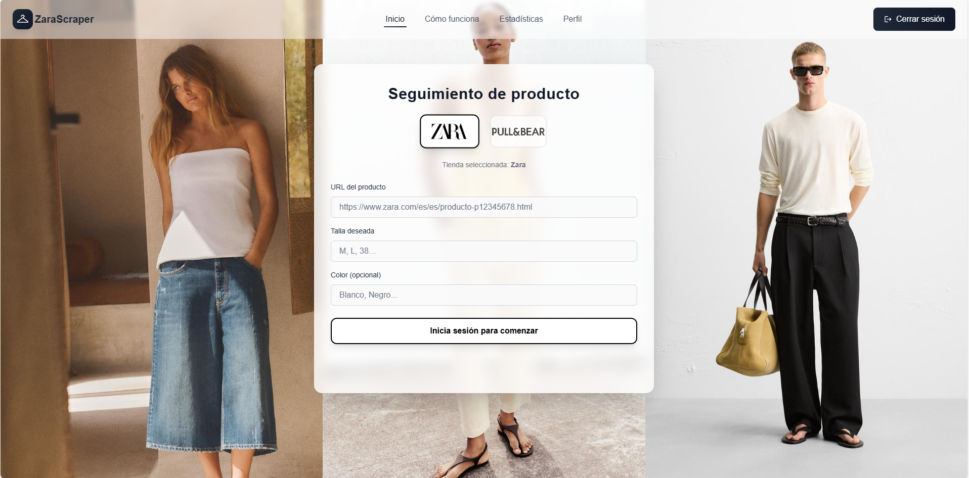 ZaraScraper Dashboard